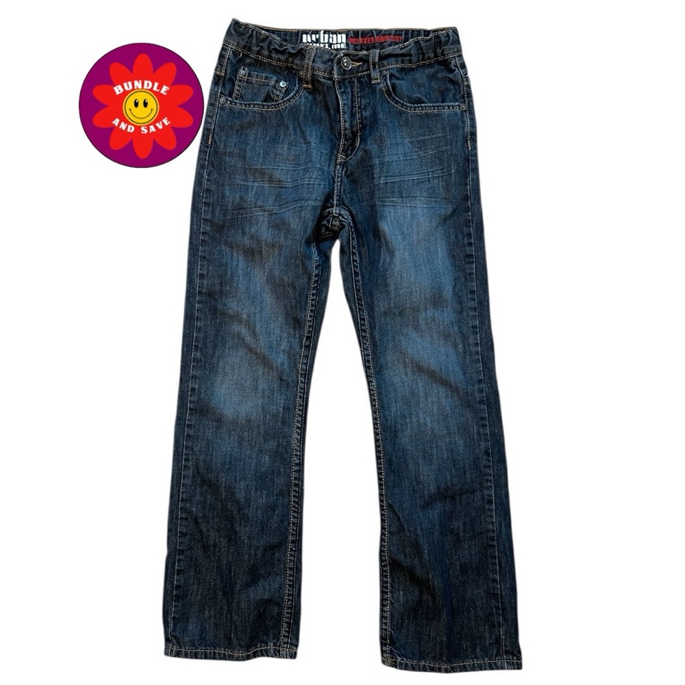 Urban Pipeline Boy’s 12 Dark Blue Bootcut Jeans